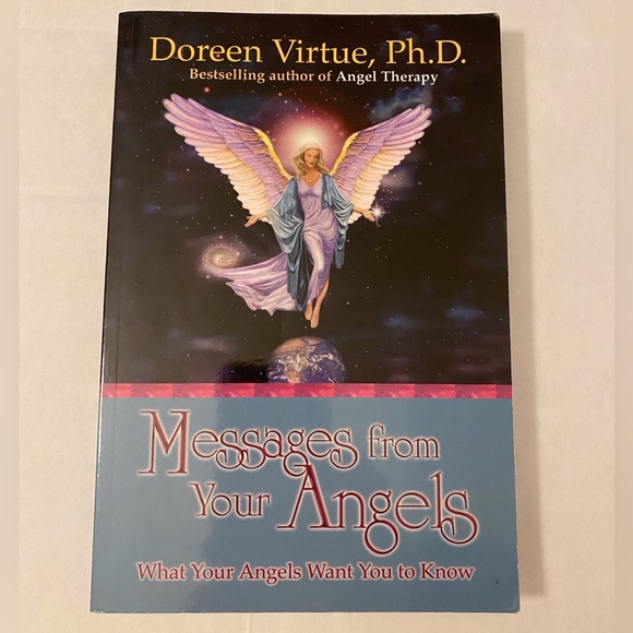 Doreen Virtue RARE SET* Messages From Your Angels Paperback and Oracle Card Deck - Picture 6 of 6